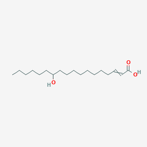 12-Hydroxyoctadec-2-enoic acid