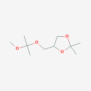 4-{[(2-Methoxypropan-2-yl)oxy]methyl}-2,2-dimethyl-1,3-dioxolane