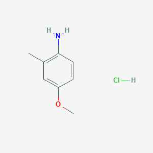 molecular formula C8H12ClNO B142818 4-甲氧基-2-甲基苯胺盐酸盐 CAS No. 133985-88-3