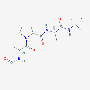 molecular formula C17H30N4O4 B14281803 Acalaproalantbu CAS No. 137605-62-0