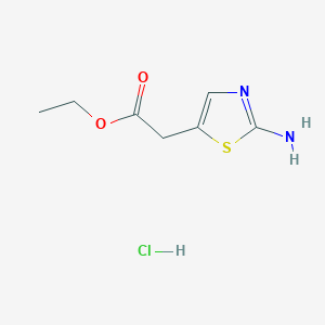 B1428183 Ethyl 2-(2-aminothiazol-5-yl)acetate hydrochloride CAS No. 383672-45-5