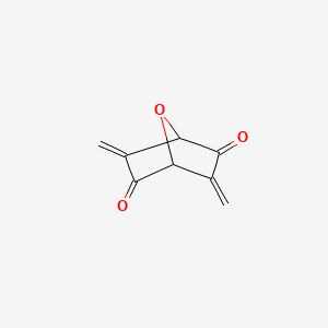 molecular formula C8H6O3 B14281847 3,6-Dimethylidene-7-oxabicyclo[2.2.1]heptane-2,5-dione CAS No. 127750-98-5