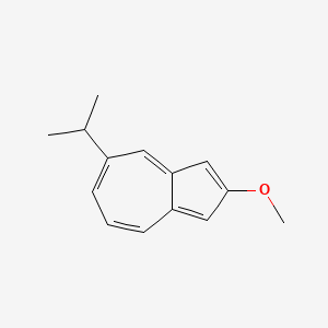 molecular formula C14H16O B14281849 2-Methoxy-5-(propan-2-yl)azulene CAS No. 134919-68-9