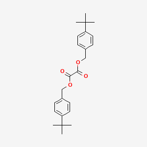 molecular formula C24H30O4 B14281854 Bis[(4-tert-butylphenyl)methyl] ethanedioate CAS No. 140641-19-6