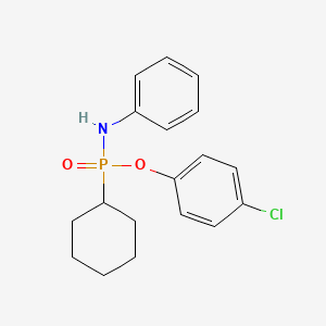 4-Chlorophenyl P-cyclohexyl-N-phenylphosphonamidate