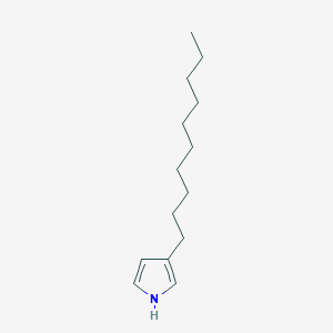 molecular formula C14H25N B14281986 3-Decyl-1H-pyrrole CAS No. 120394-63-0