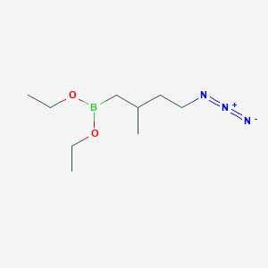 Diethyl (4-azido-2-methylbutyl)boronate