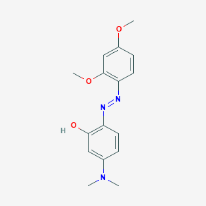 6-[2-(2,4-Dimethoxyphenyl)hydrazinylidene]-3-(dimethylamino)cyclohexa-2,4-dien-1-one