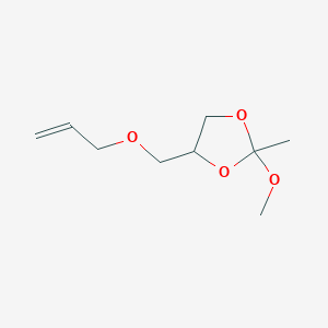 1,3-Dioxolane, 2-methoxy-2-methyl-4-[(2-propenyloxy)methyl]-