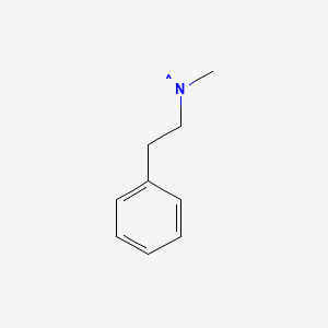 molecular formula C9H12N B14282085 Amidogen, methyl(2-phenylethyl)- 