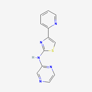 N-[4-(Pyridin-2-yl)-1,3-thiazol-2-yl]pyrazin-2-amine