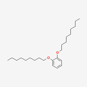 molecular formula C24H42O2 B14282122 1,2-Bis(nonyloxy)benzene CAS No. 152634-09-8