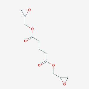 molecular formula C11H16O6 B14282145 Bis[(oxiran-2-yl)methyl] pentanedioate CAS No. 133548-06-8