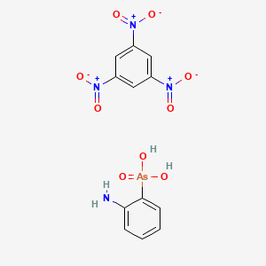 (2-Aminophenyl)arsonic acid;1,3,5-trinitrobenzene