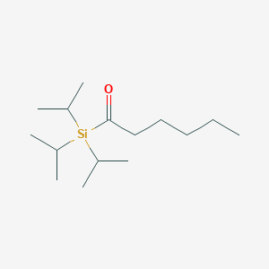 Silane, tris(1-methylethyl)(1-oxohexyl)-