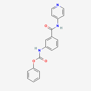 Phenyl {3-[(pyridin-4-yl)carbamoyl]phenyl}carbamate