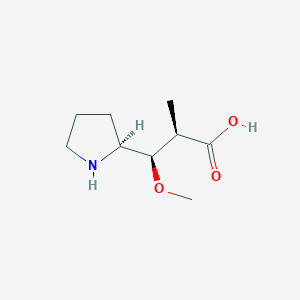 (2R,3R)-3-methoxy-2-methyl-3-[(2S)-pyrrolidin-2-yl]propanoic acid