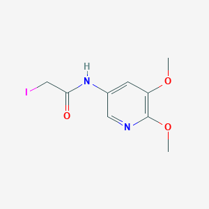 N-(5,6-Dimethoxypyridin-3-yl)-2-iodoacetamide