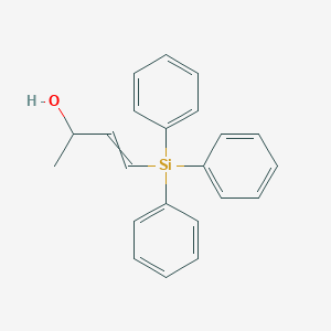 molecular formula C22H22OSi B14282199 4-(Triphenylsilyl)but-3-en-2-ol CAS No. 129158-83-4