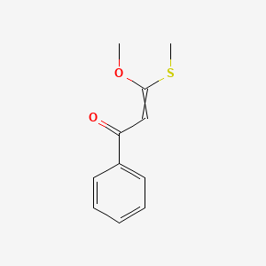 3-Methoxy-3-(methylsulfanyl)-1-phenylprop-2-en-1-one