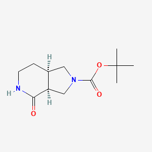 B1428225 Cis-Tert-Butyl4-Oxohexahydro-1H-Pyrrolo[3,4-C]Pyridine-2(3H)-Carboxylate CAS No. 1273568-51-6