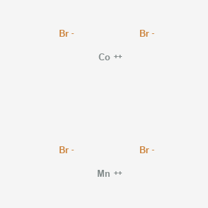 molecular formula Br4CoMn B14282251 Cobalt(2+) manganese(2+) bromide (1/1/4) CAS No. 122097-34-1