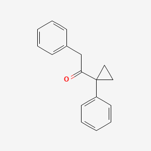 2-Phenyl-1-(1-phenylcyclopropyl)ethan-1-one