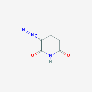 molecular formula C5H5N3O2 B14282308 3-Diazonio-6-oxo-1,4,5,6-tetrahydropyridin-2-olate CAS No. 138647-91-3