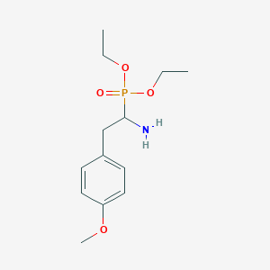 Diethyl [1-amino-2-(4-methoxyphenyl)ethyl]phosphonate