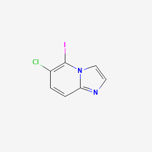 molecular formula C7H4ClIN2 B1428231 6-氯-5-碘咪唑并[1,2-a]吡啶 CAS No. 1414863-99-2