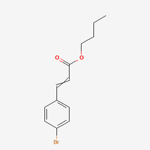 molecular formula C13H15BrO2 B14282319 Butyl 3-(4-bromophenyl)prop-2-enoate CAS No. 131061-14-8