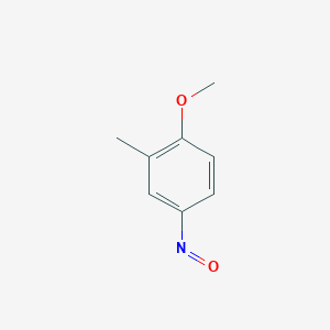 molecular formula C8H9NO2 B14282342 1-Methoxy-2-methyl-4-nitrosobenzene CAS No. 125708-82-9