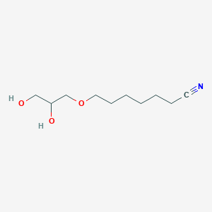 Heptanenitrile, 7-(2,3-dihydroxypropoxy)-