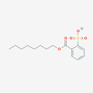 2-[(Octyloxy)carbonyl]benzene-1-sulfonic acid