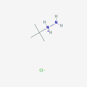 molecular formula C4H13ClN2 B142824 盐酸叔丁基腙 CAS No. 7400-27-3