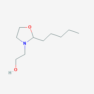 2-(2-Pentyl-1,3-oxazolidin-3-yl)ethan-1-ol