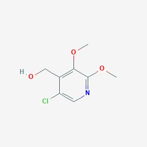 molecular formula C8H10ClNO3 B1428242 (5-氯-2,3-二甲氧基吡啶-4-基)甲醇 CAS No. 1305324-85-9