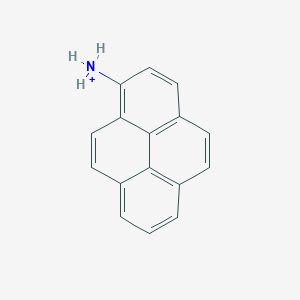 molecular formula C16H12N+ B14282435 Pyren-1-aminium CAS No. 138800-85-8