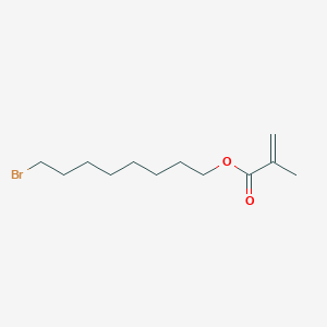 molecular formula C12H21BrO2 B14282479 2-Propenoic acid, 2-methyl-, 8-bromooctyl ester CAS No. 128055-30-1