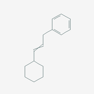 molecular formula C15H20 B14282499 (3-Cyclohexylprop-2-en-1-yl)benzene CAS No. 129126-54-1