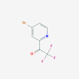 B1428250 1-(4-Bromopyridin-2-yl)-2,2,2-trifluoroethanone CAS No. 886364-53-0