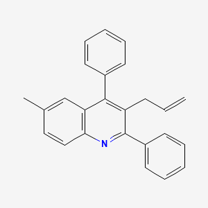 6-Methyl-2,4-diphenyl-3-(prop-2-en-1-yl)quinoline