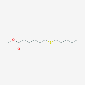 molecular formula C12H24O2S B14282548 Methyl 6-(pentylsulfanyl)hexanoate CAS No. 127705-19-5