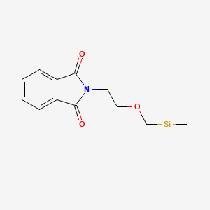 2-{2-[(Trimethylsilyl)methoxy]ethyl}-1H-isoindole-1,3(2H)-dione