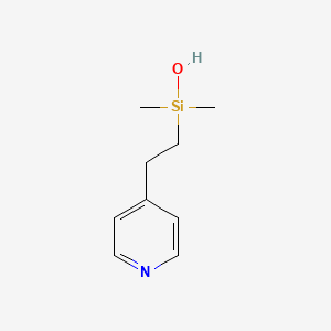 Dimethyl[2-(pyridin-4-yl)ethyl]silanol