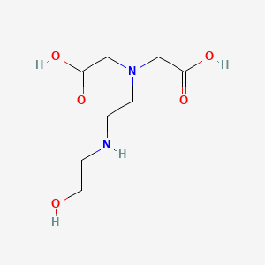 molecular formula C8H16N2O5 B14282604 Glycine, N-(carboxymethyl)-N-[2-[(2-hydroxyethyl)amino]ethyl]- CAS No. 124704-93-4