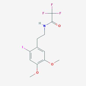 Acetamide, 2,2,2-trifluoro-N-[2-(2-iodo-4,5-dimethoxyphenyl)ethyl]-