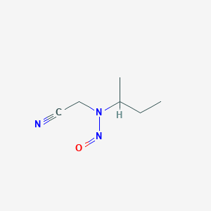 N-Butan-2-yl-N-(cyanomethyl)nitrous amide