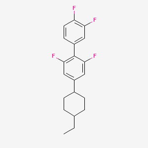 2-(3,4-Difluorophenyl)-5-(4-ethylcyclohexyl)-1,3-difluorobenzene