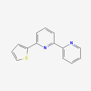 molecular formula C14H10N2S B14282642 6-(Thiophen-2-yl)-2,2'-bipyridine CAS No. 123760-40-7